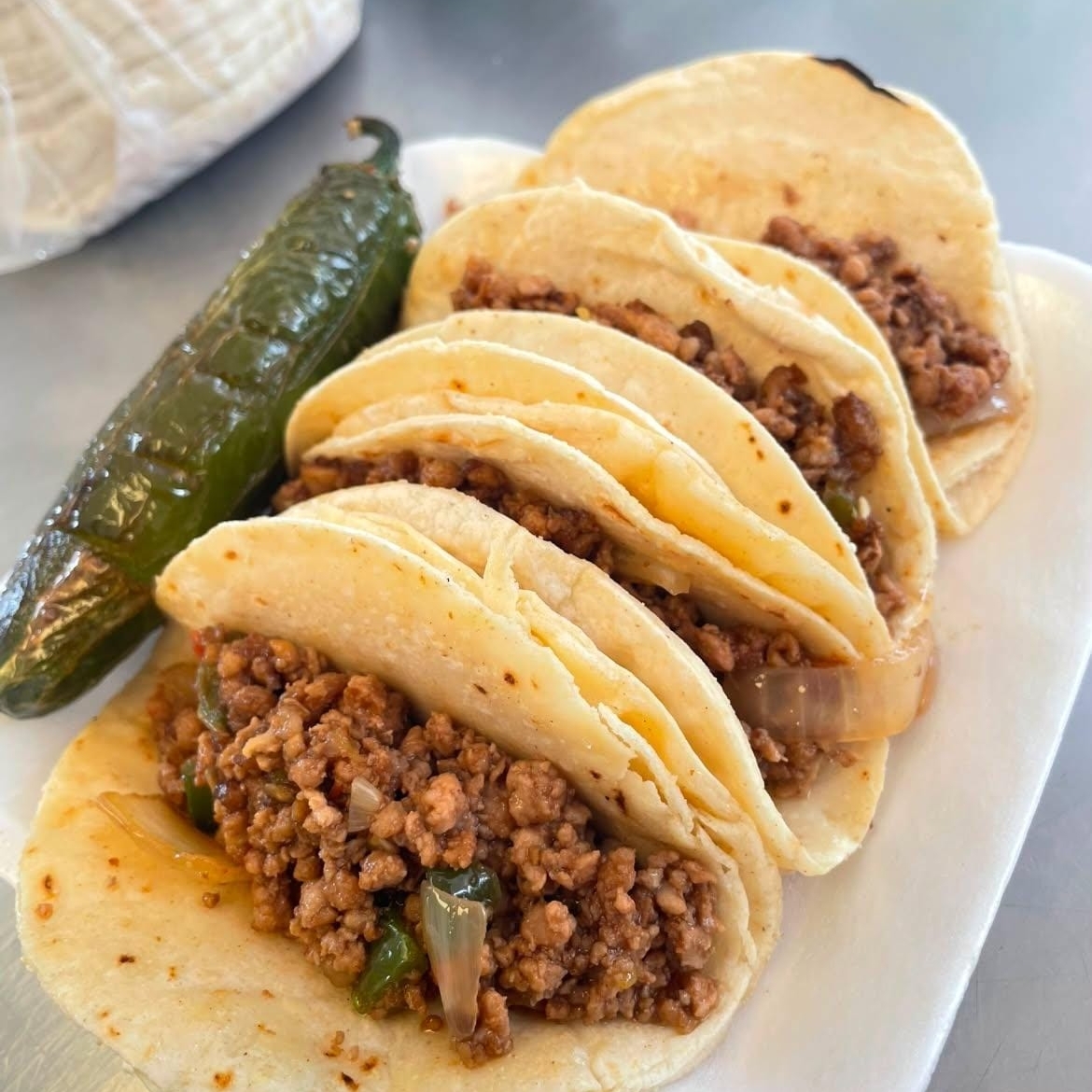 TACOS DE BISTEC