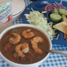 Cahuamanta con Camaron y Aleta