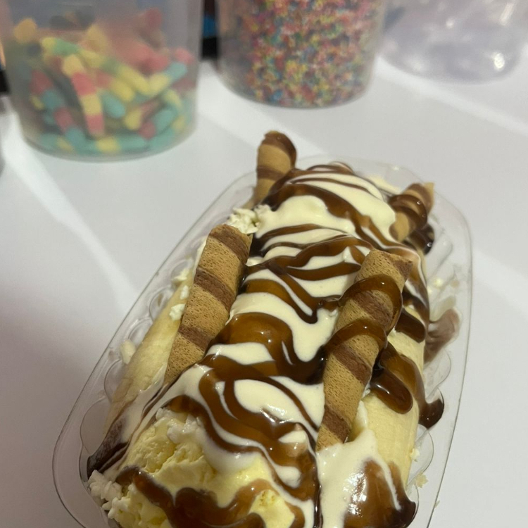 Banana Split con Queso