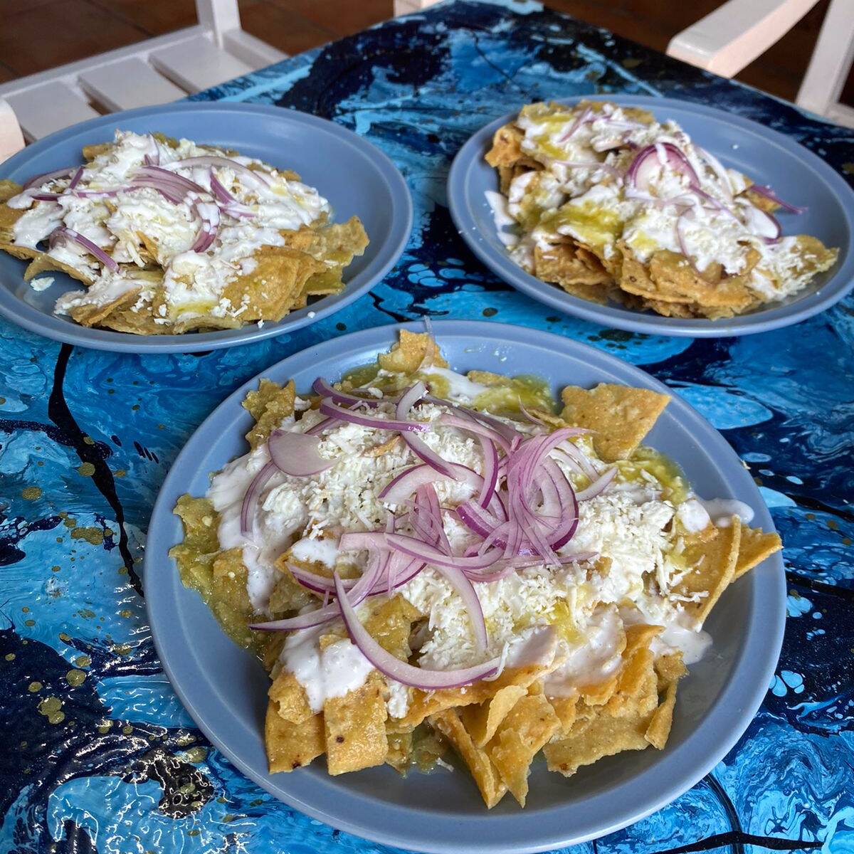 Chilaquiles y Refresco