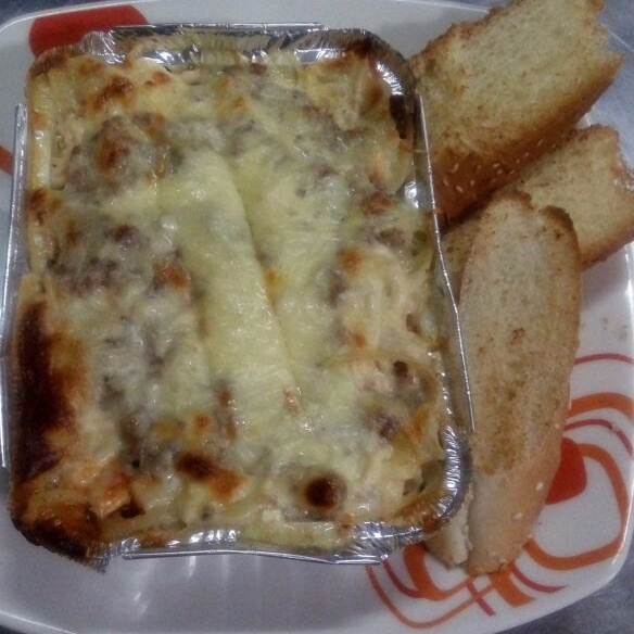 LASAGNA POLLO Y CHAMPIÑON🥡