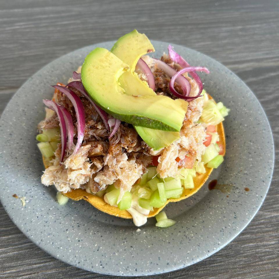 Tostadas Especiales Ensalada de Jaiba