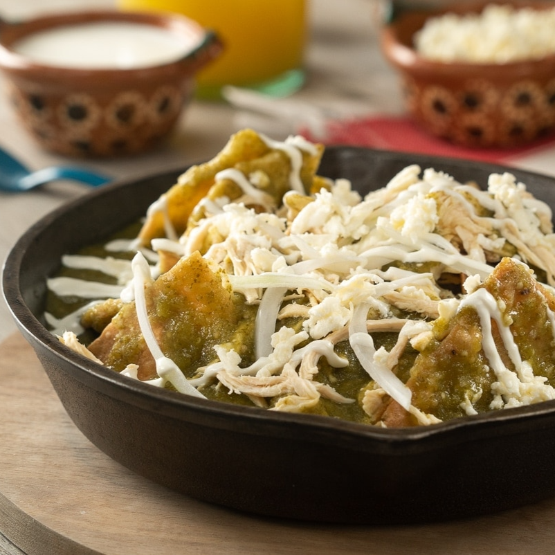 Chilaquiles Sencillos Chicos.