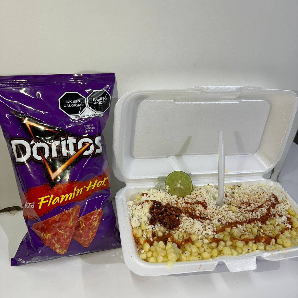 Tosti Elote Doritos Flaming Hot