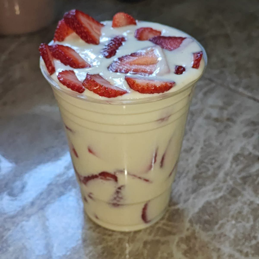 Fresas con crema