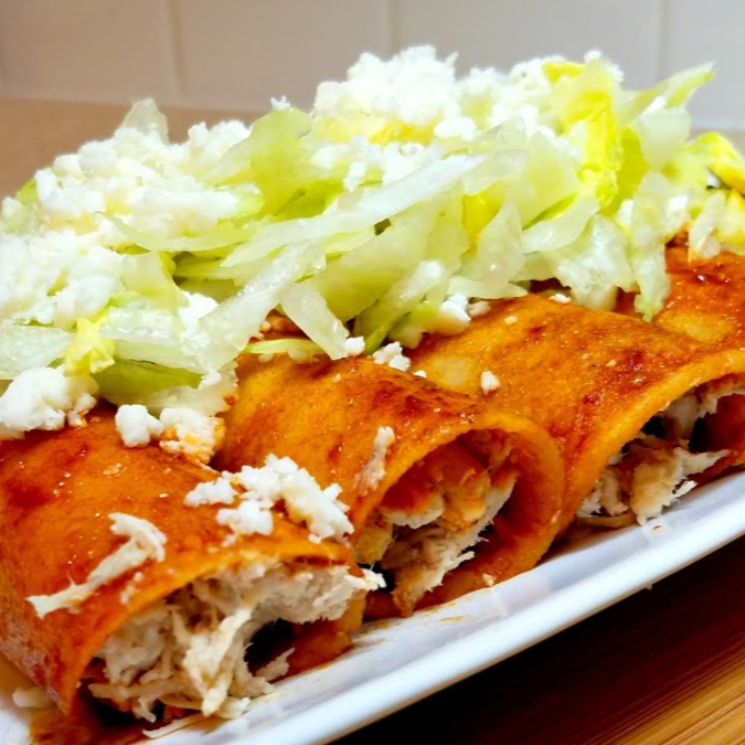 ENCHILADAS ROJAS(4PZAS)