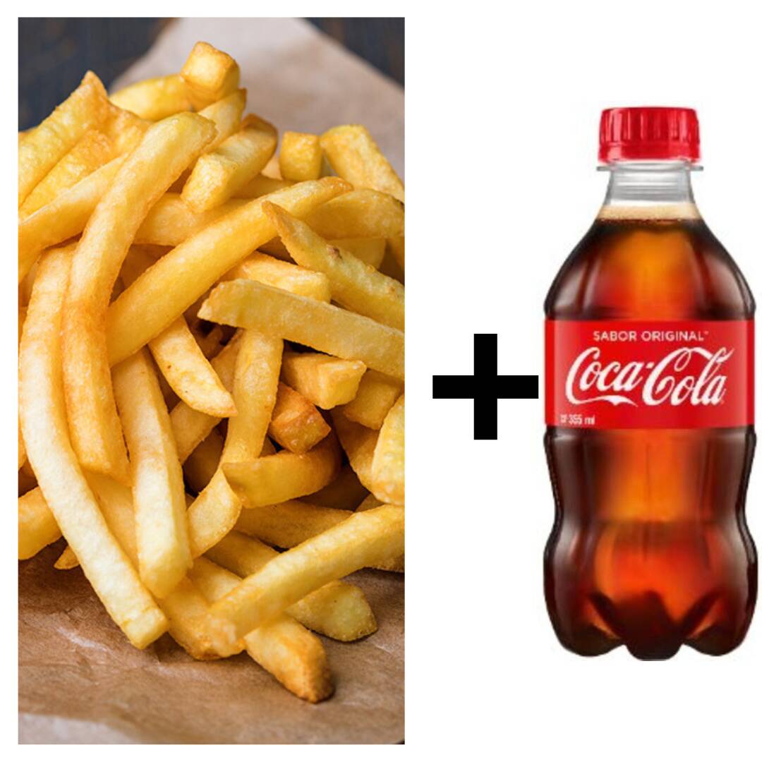 Combo papas + Coca Cola