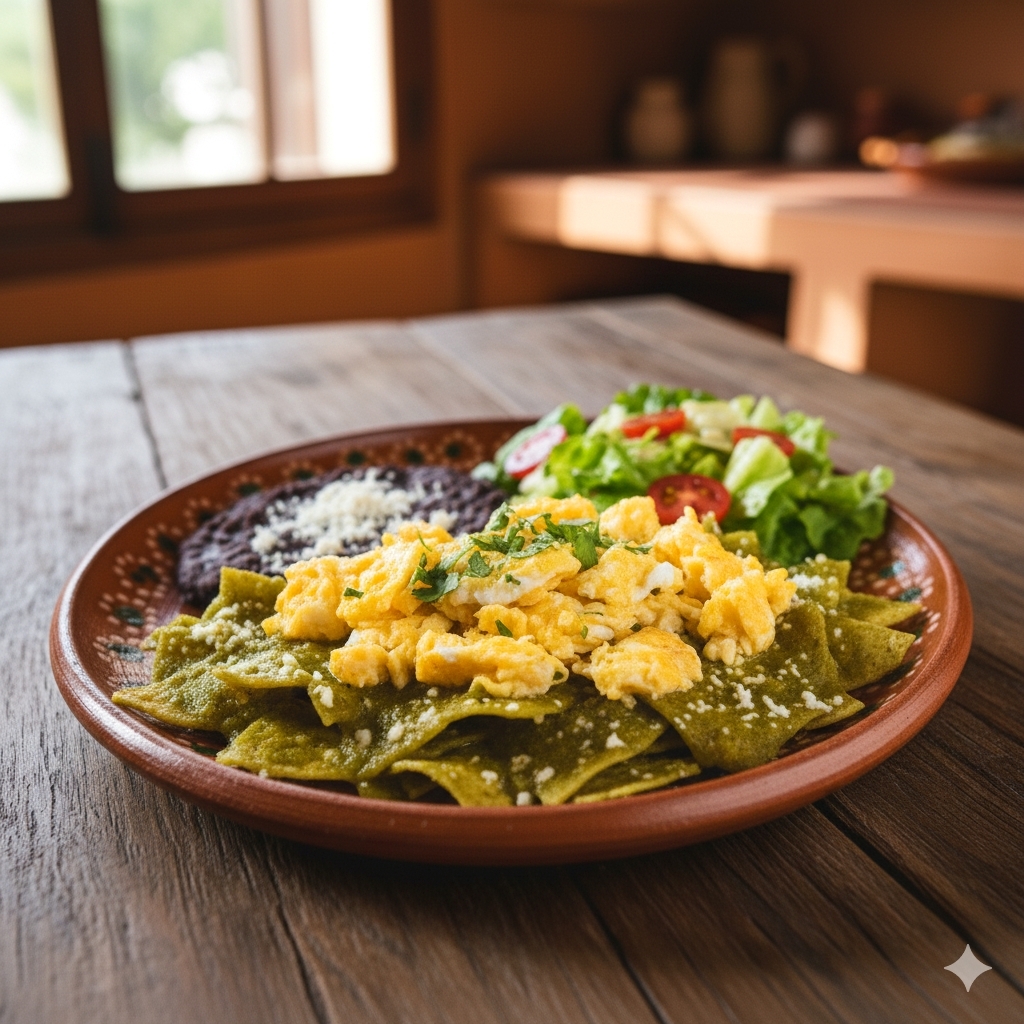 Chilaquiles con Huevo