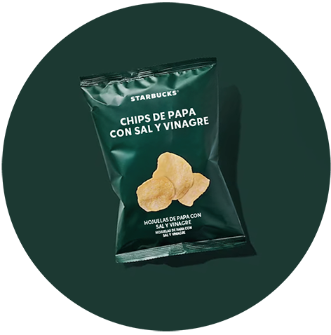 Chips de papas con sal y vinagre