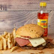 Combo Hamburguesa Media Libra Mixta Apanada
