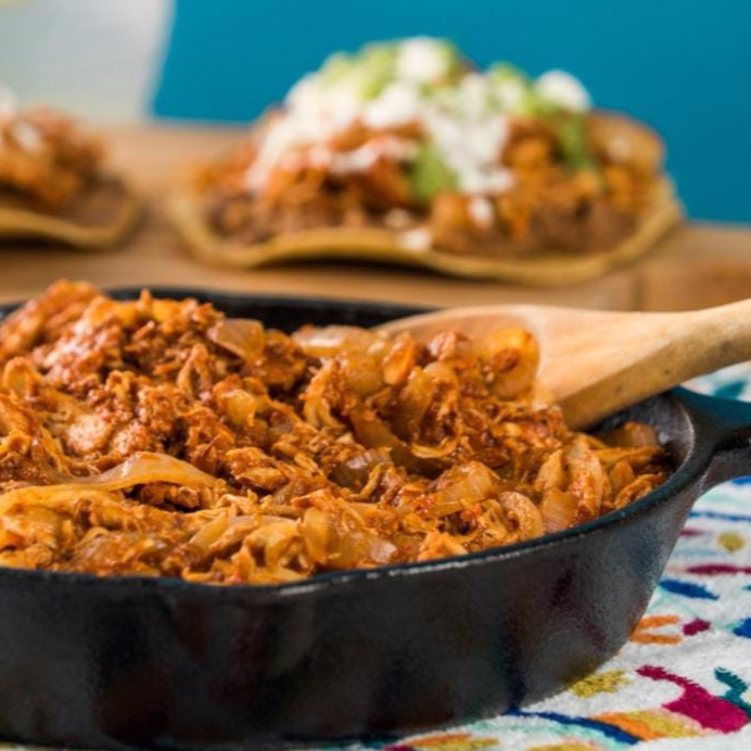 tostadas de tinga