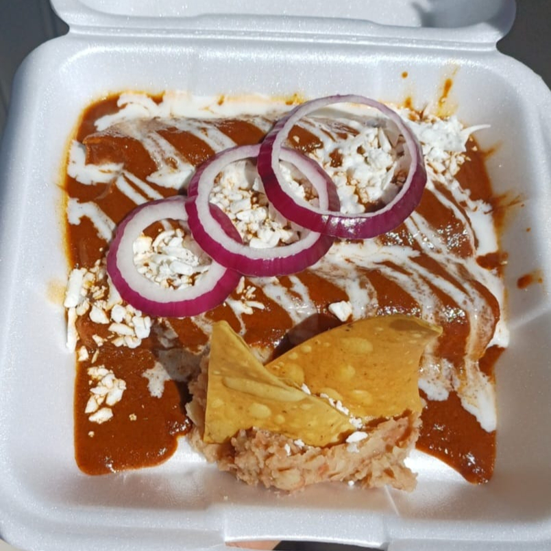ENMOLADAS CON POLLO