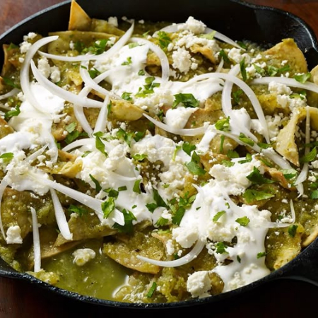 Chilaquiles Verdes con Pollo