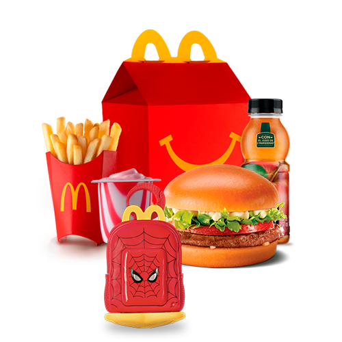 Cajita Feliz Hamburguesa Lechuga Tomate