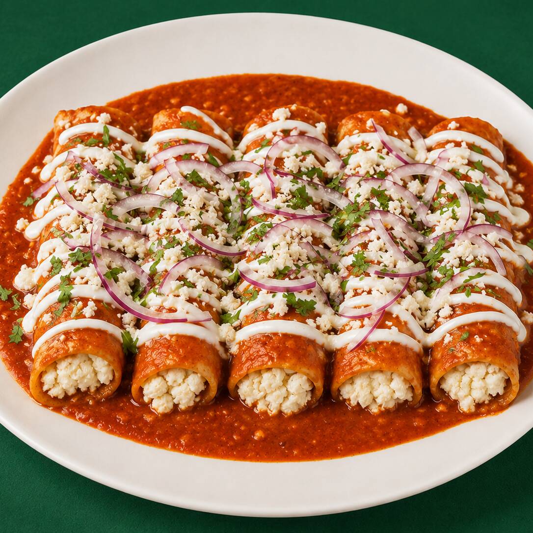 Entomatadas con Queso