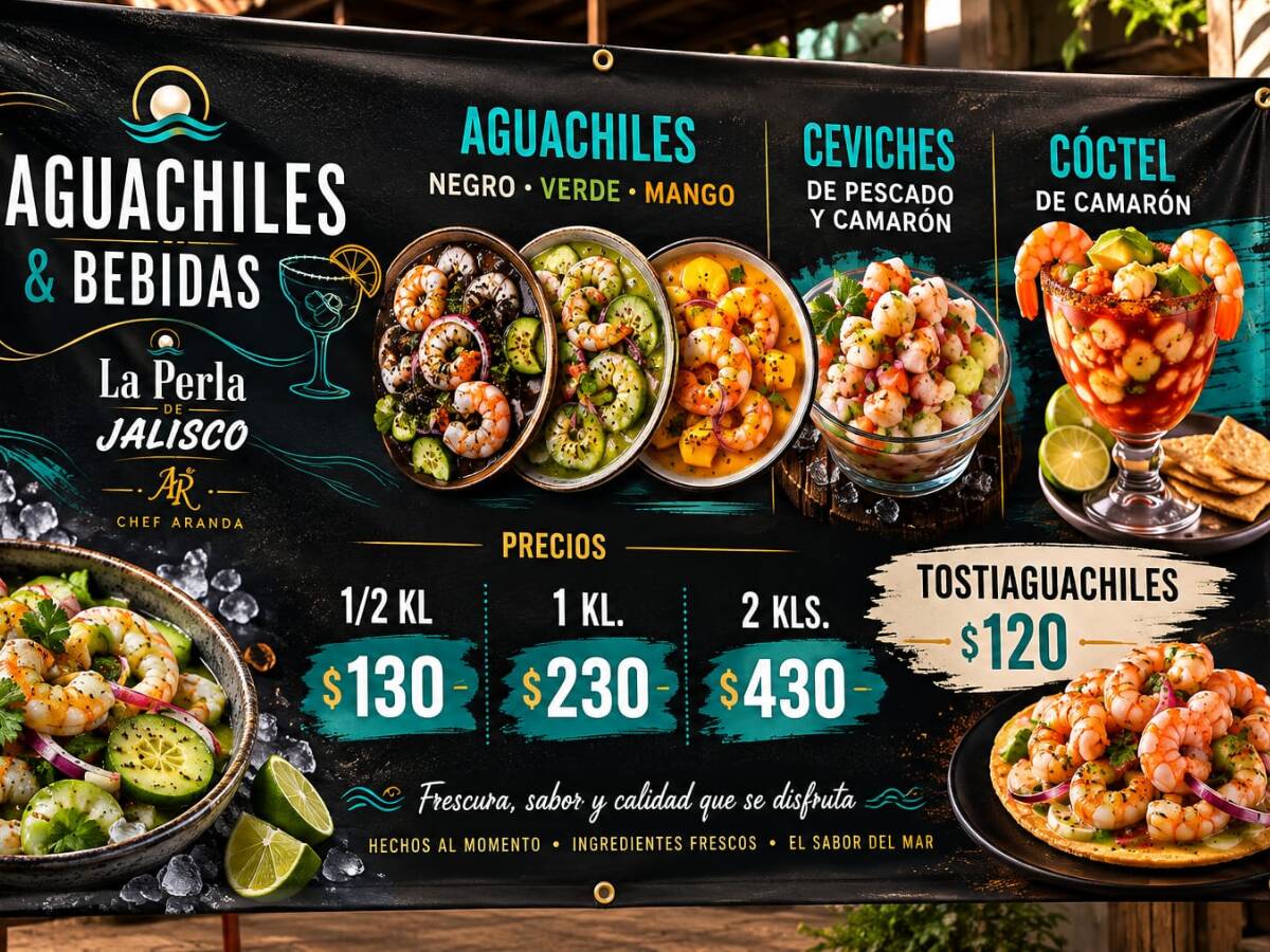AGUACHILES Y BEBIDAS LA PERLA DE JALISCO