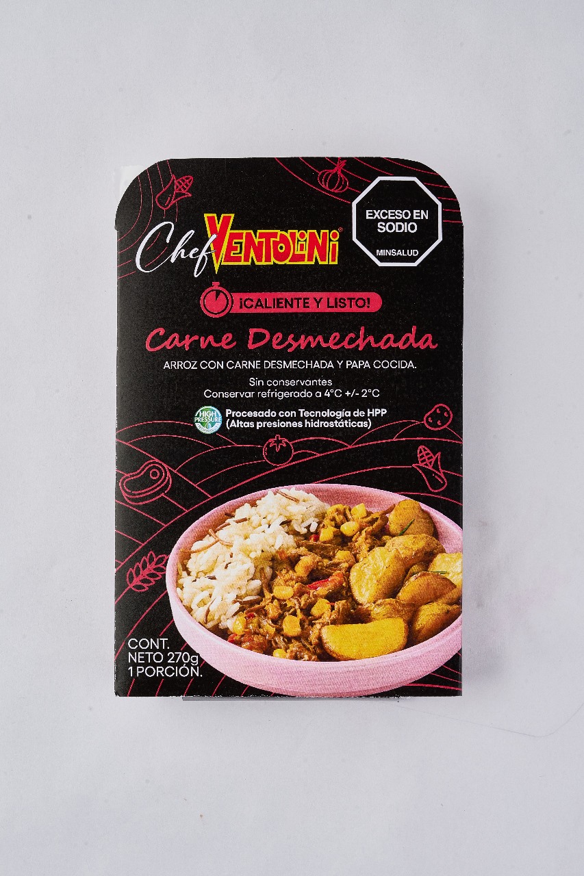 Arroz Carne Desmechada HPP