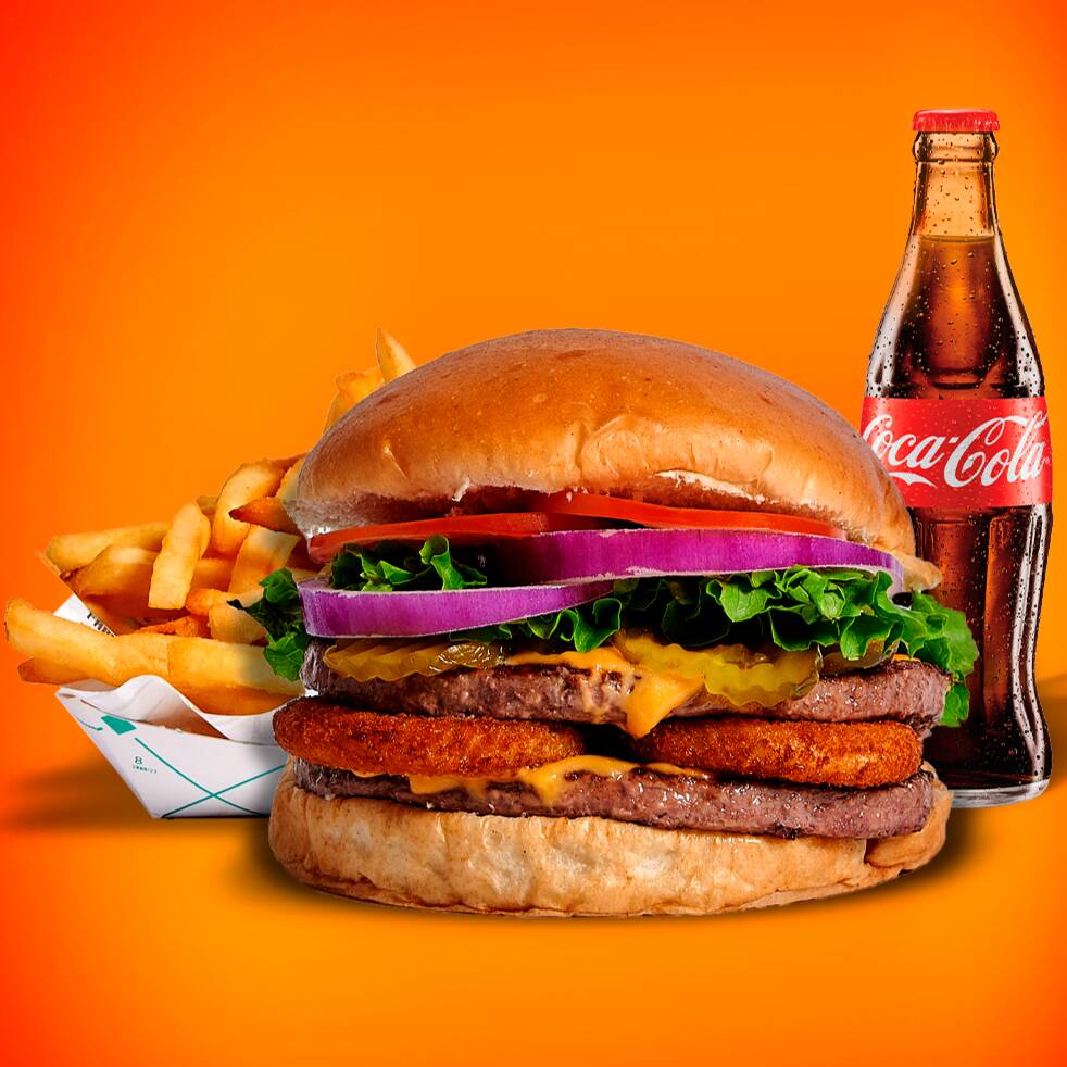 BIG BERNA CON PAPAS Y REFRESCO
