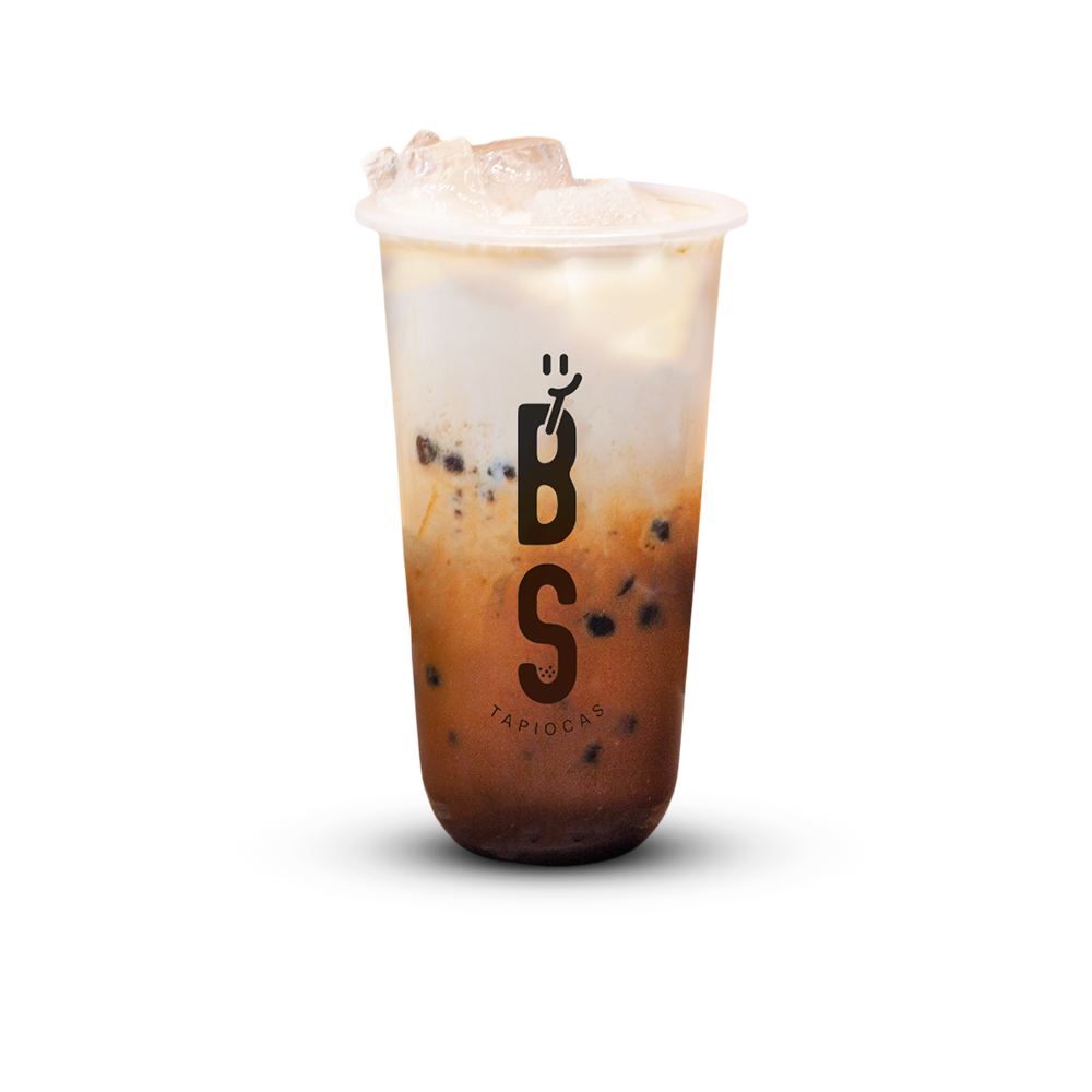 B10. Moka Milk Black Boba Large.