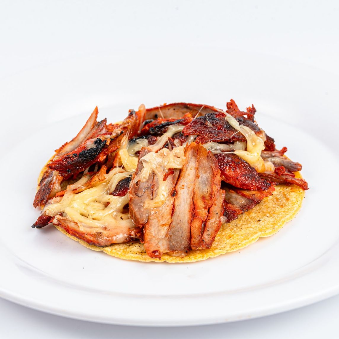 Taco Al Pastor (con Queso)