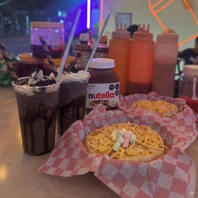 2 Waffles + 2 Frappés Oreo