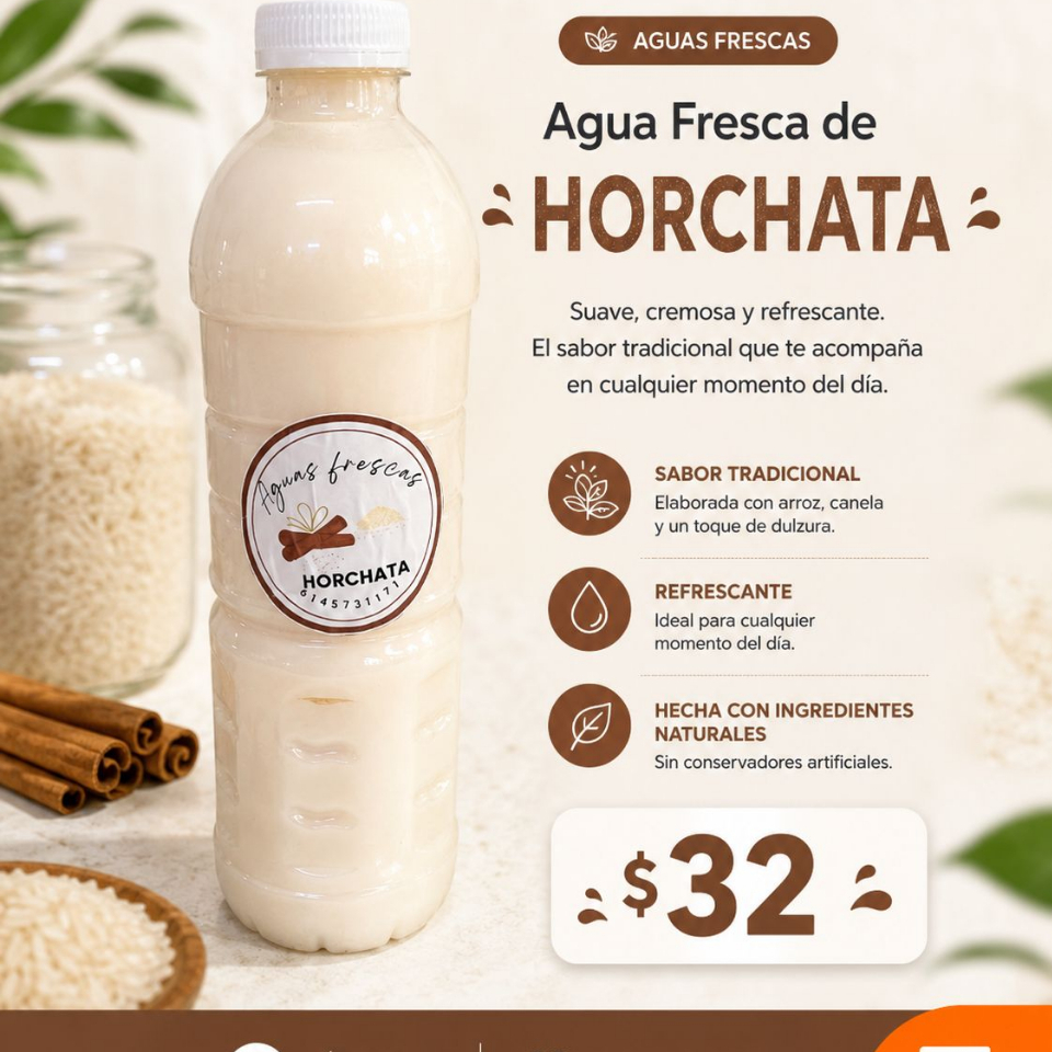 Agua de Horchata 500 ml