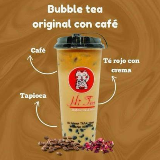 Bubble Tea Original con Café y Tapioca