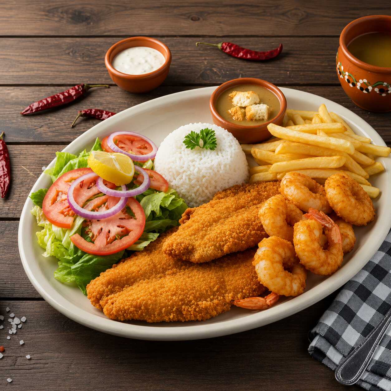 Filete Mixto Empanizado