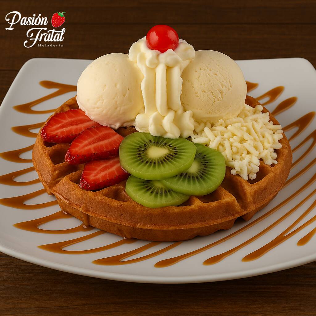 Waffle Frutal