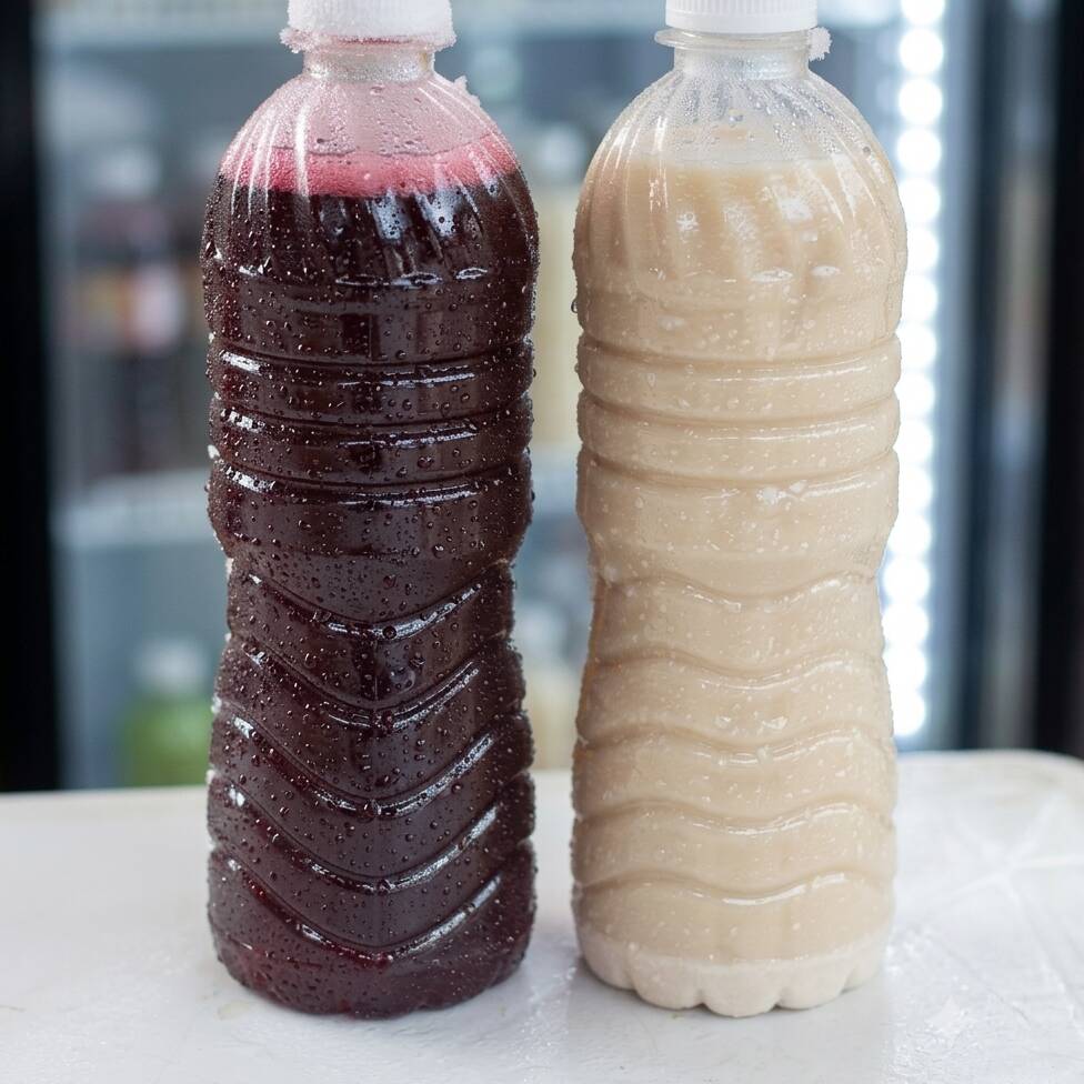 Agua de Horchata y Jamaica de 500 ML