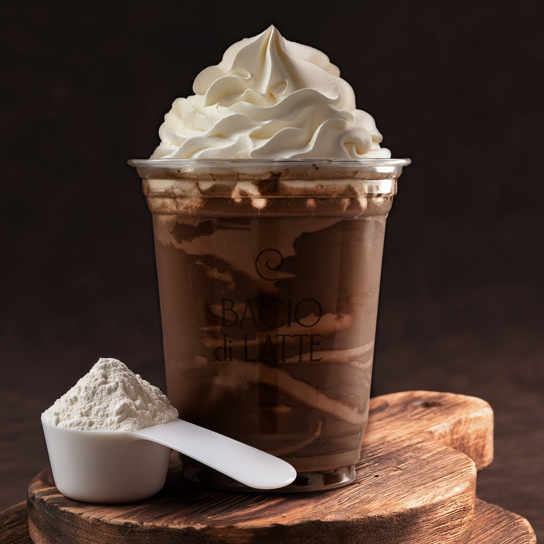 Gelato com leite batido 400mL + 20g de proteína adicionada. Escolha o seu sabor Insano preferido!