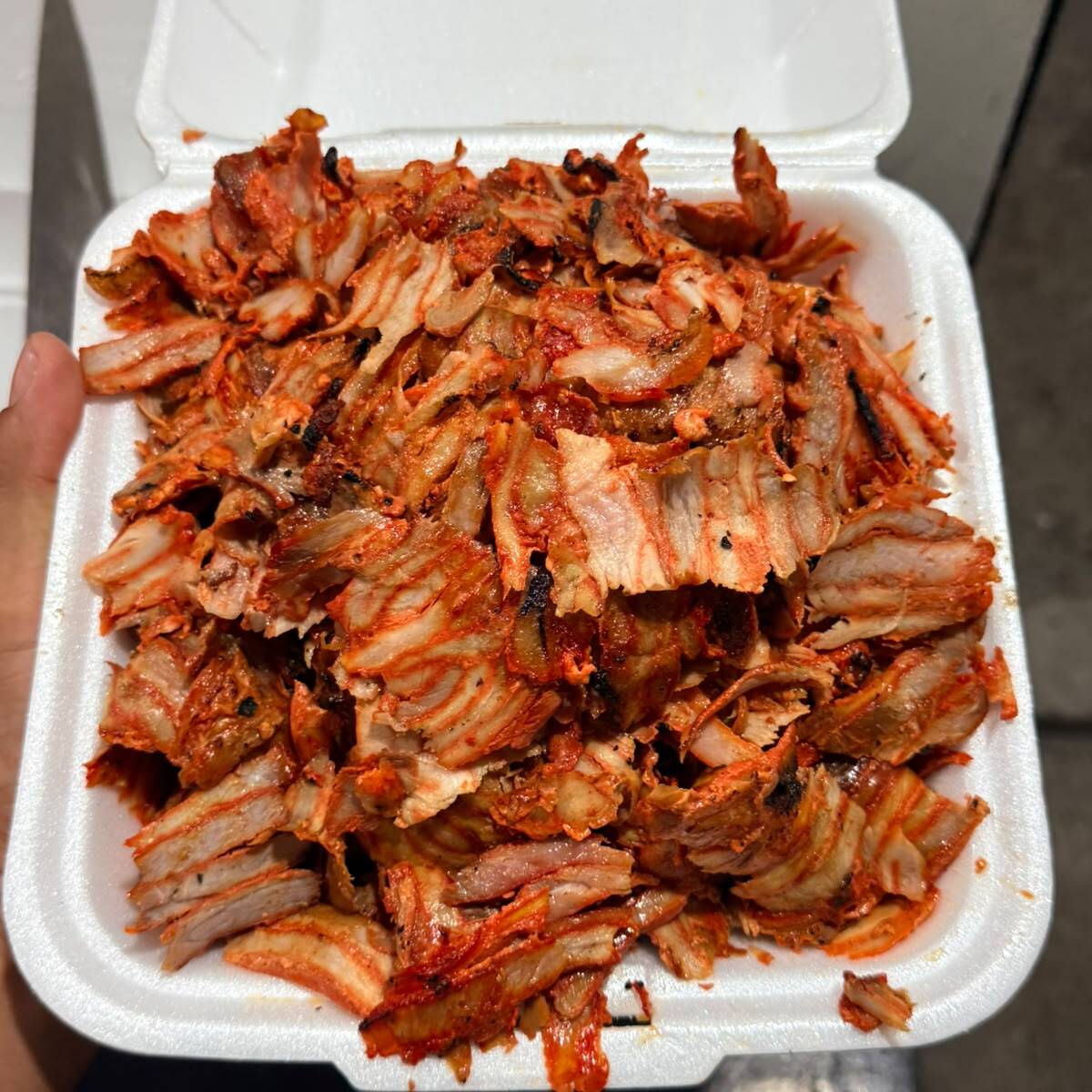 TACOS DE PASTOR DIRECTO DEL TROMPO