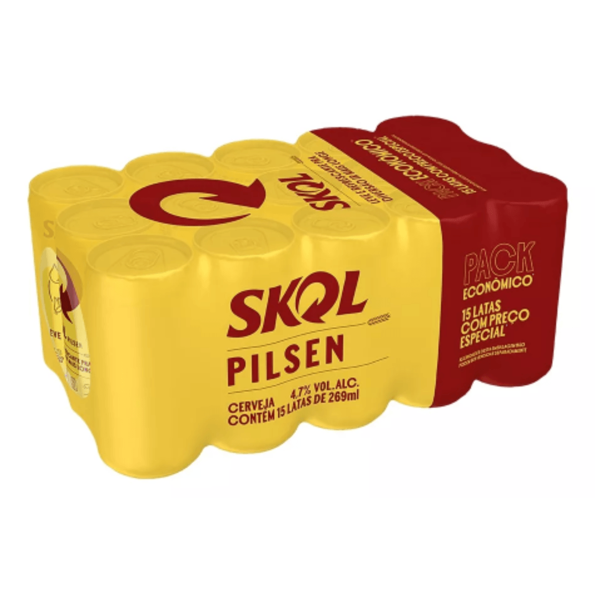 8 unidades Skol 269 ml