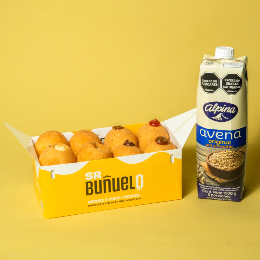 Caja X8 con Litro de Avena