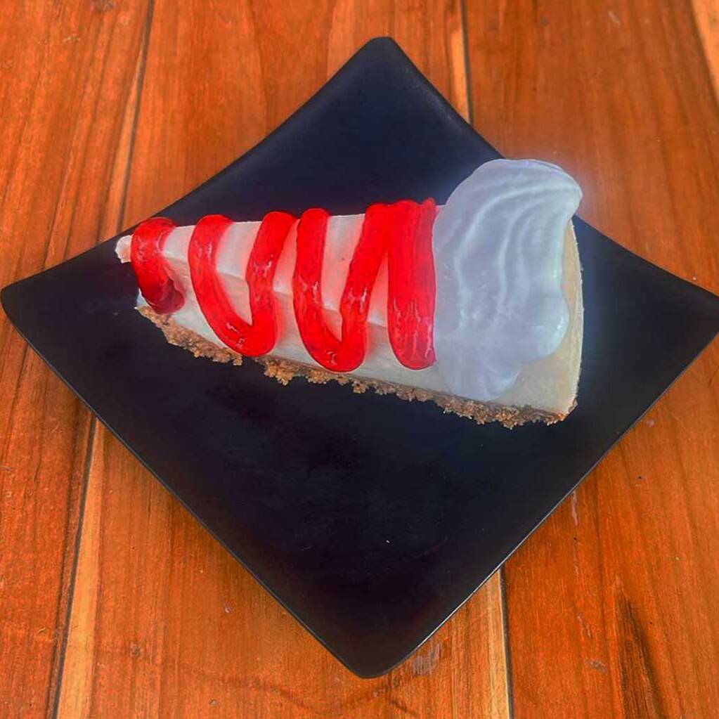 Cheesecake con Mermelada de Fresa
