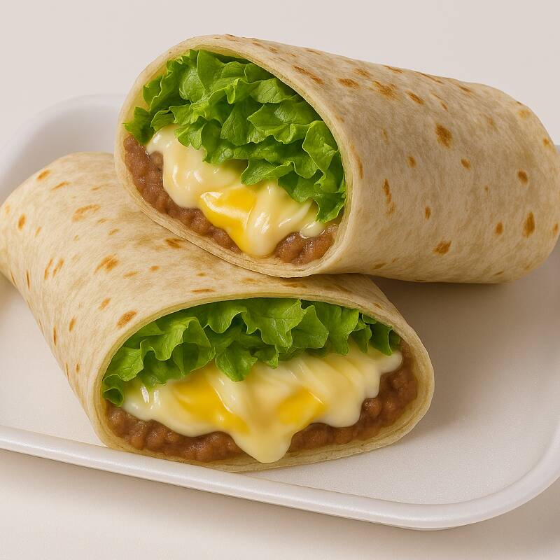 Burrito Frijol con Queso