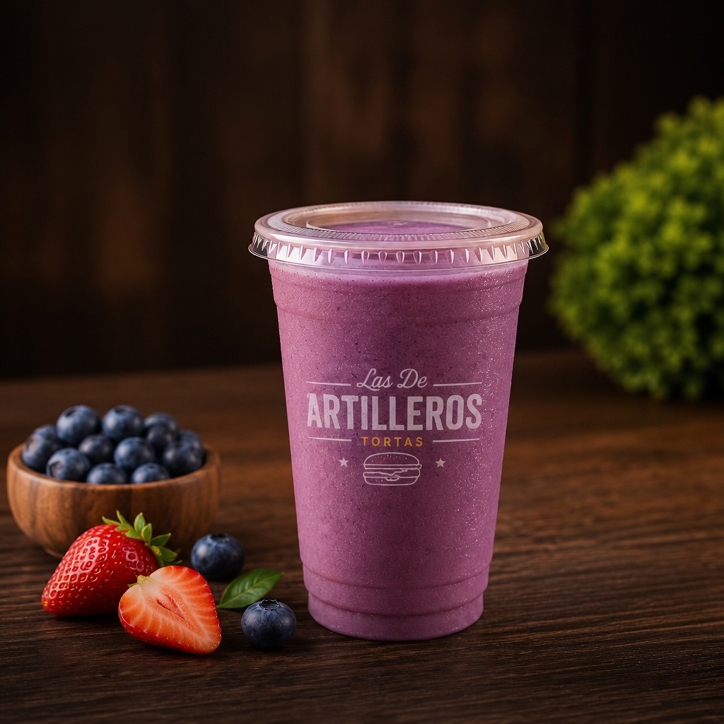 Licuado Arándano con Fresa