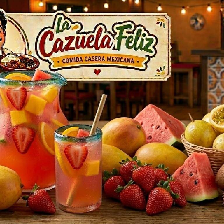 Agua de fruta de temporada
