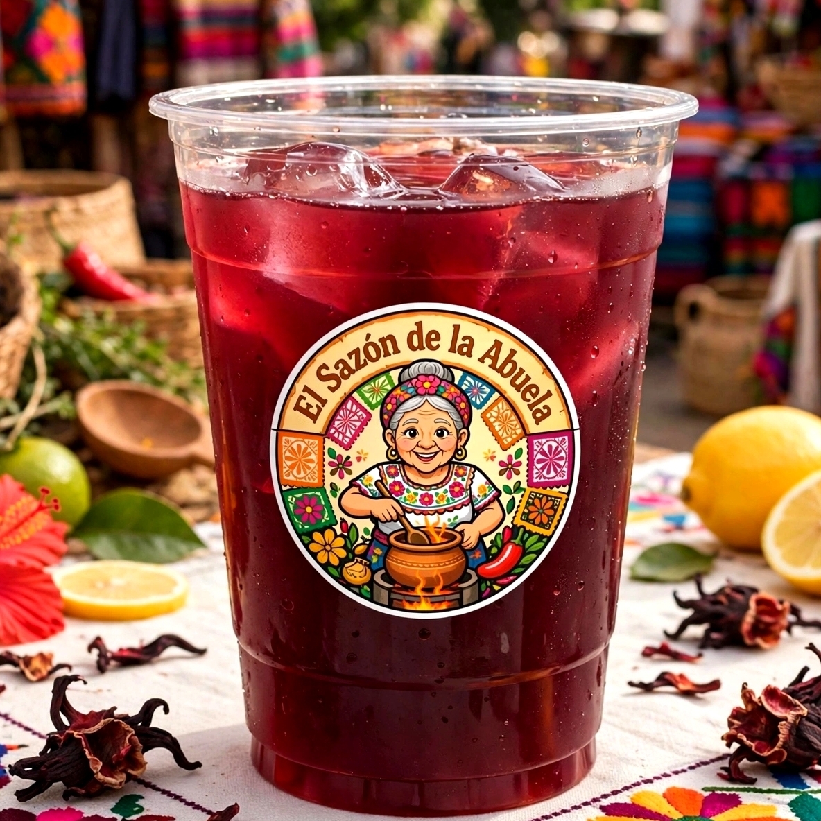 Agua De Jamaica 1 lt