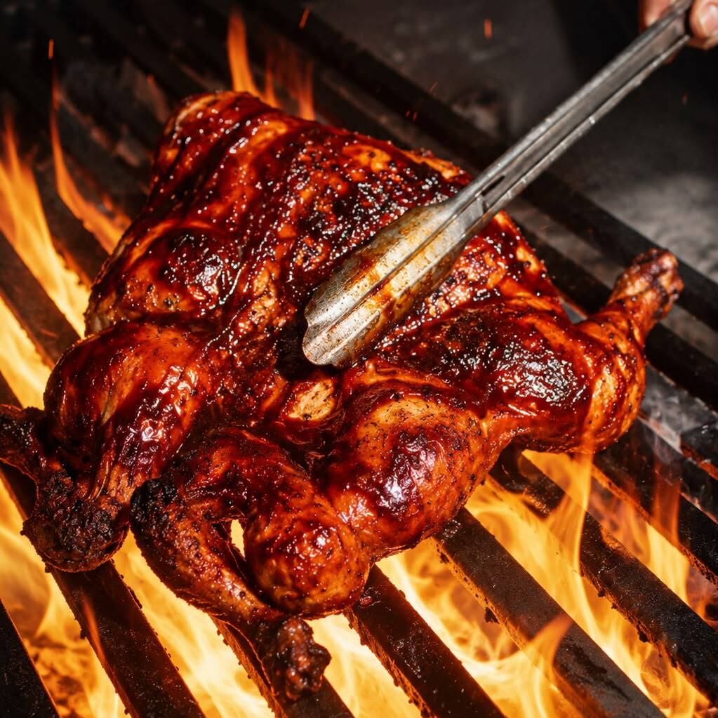 1/4 POLLO ASADO ( MUSLO Y PIERNA )