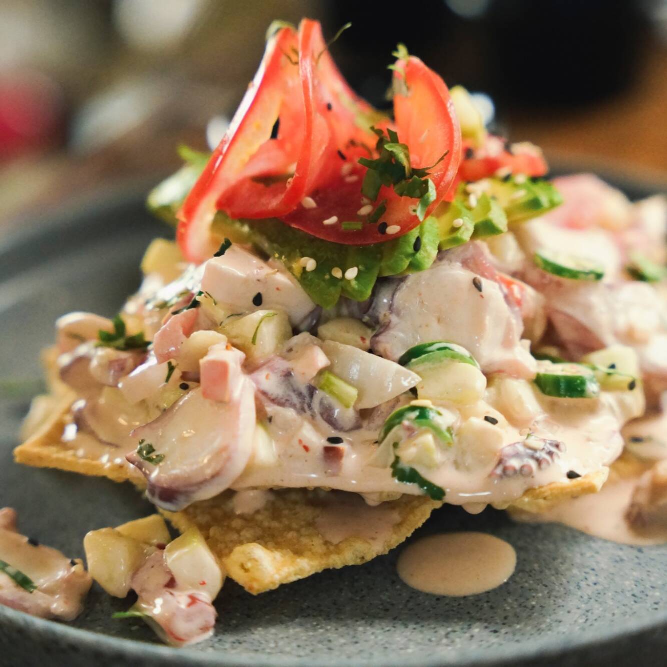 Tostada de Pulpo Enamorado