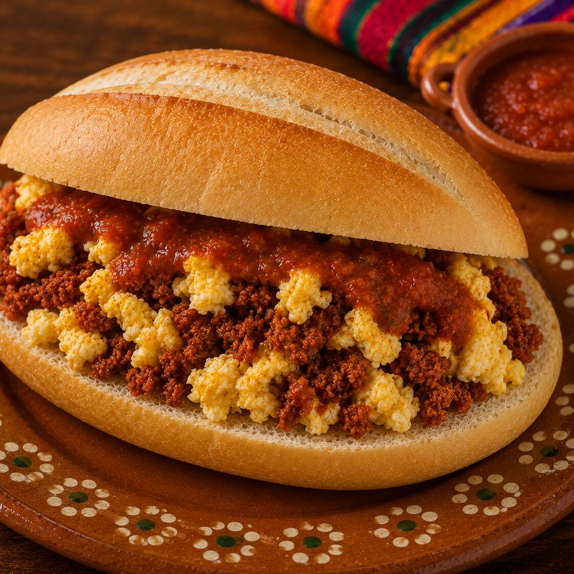Torta de Huevo con Chorizo