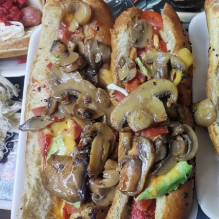 HOT DOG DE CHAMPIÑON