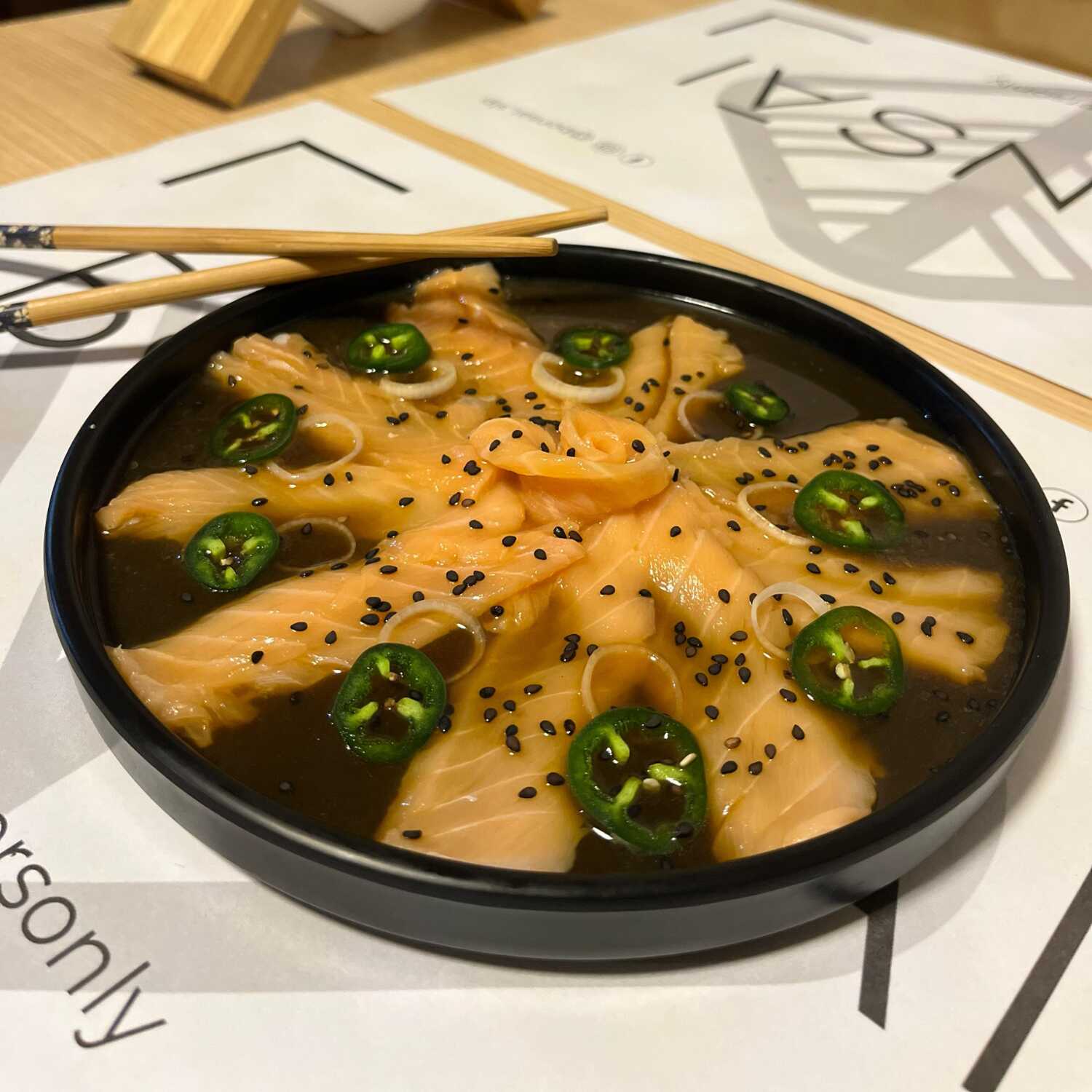 Sashimi de Salmón