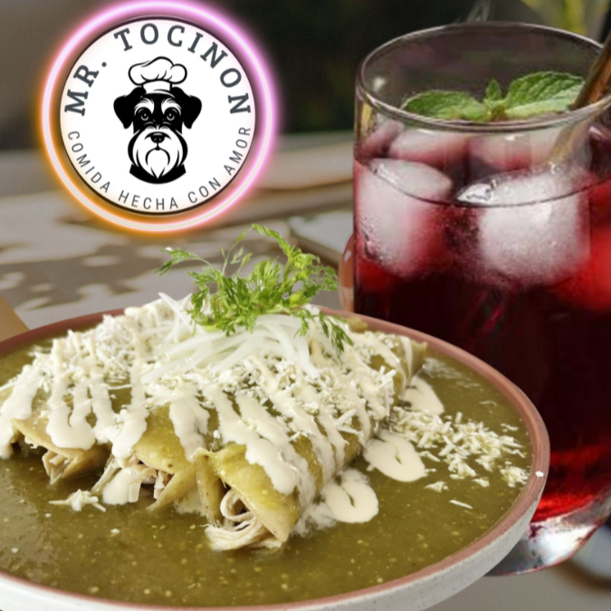 Combo Enchiladas + Agua del Día