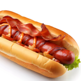 Hot Dog Cheese + Bacon