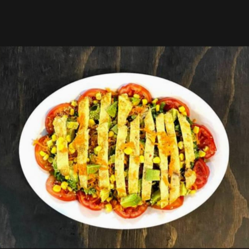 Ensalada con Fajitas de pollo