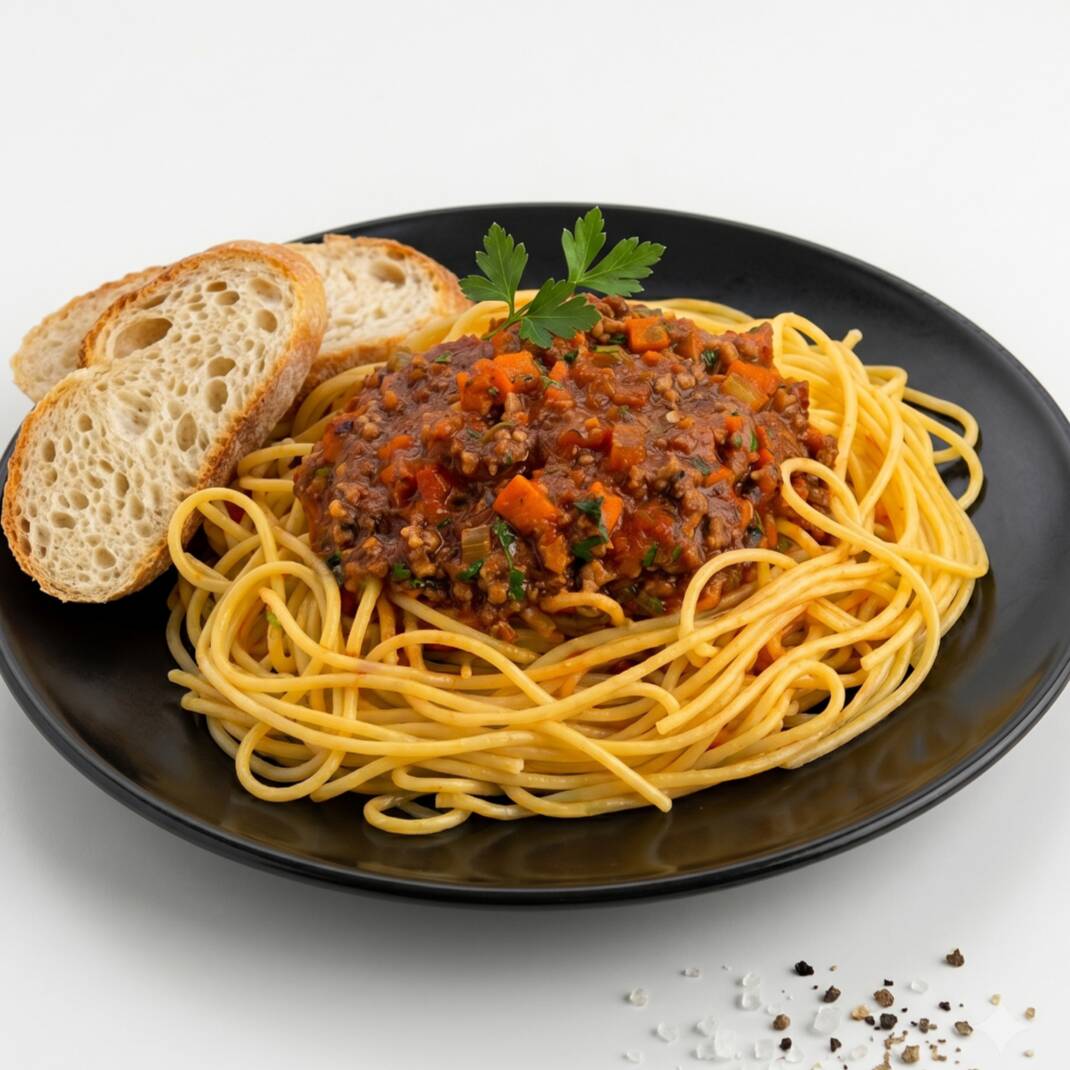 Pasta Boloñesa.