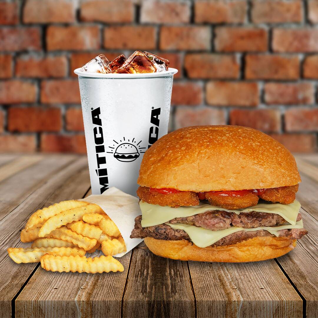 Jalapeño Burger Doble Combo Grande