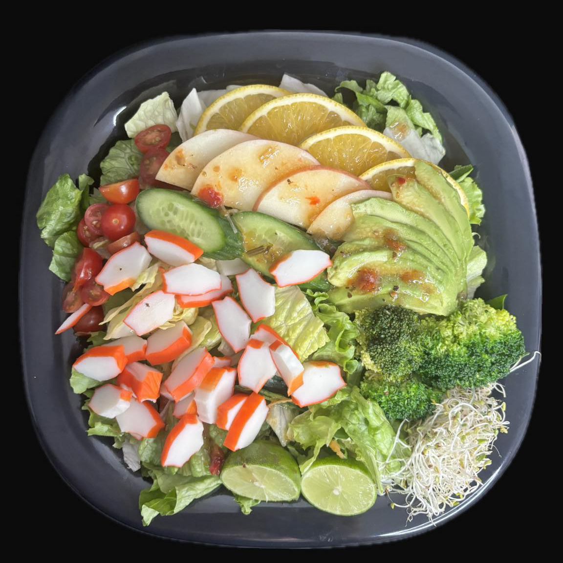 Ensalada Fresca con Cangrejo